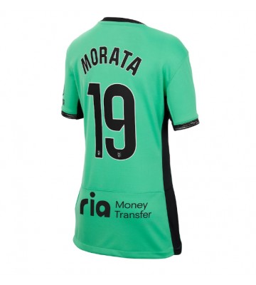 Atletico Madrid Alvaro Morata #19 Tredje Tröja Kvinnor 2023-24 Kortärmad